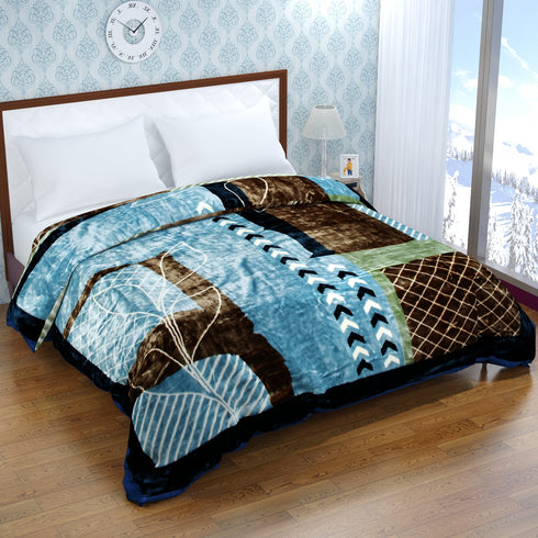 Velvety 2 Ply Super Soft Double Mink Blanket for Winter